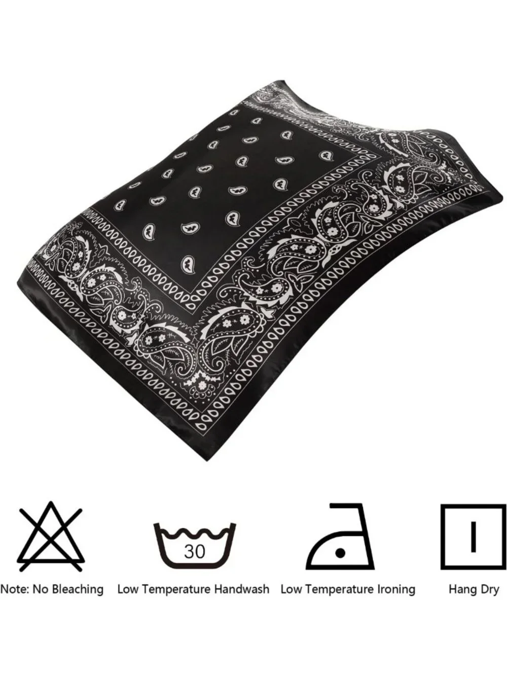 4PCS Silk Feel Head Scarves for Women - Stylish Hair Wraps & Accessories